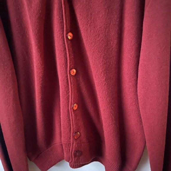 VINTAGE Cardigan Dad Retro 90s Sweater Mens Size Large Button Up EUC - Picture 2 of 11
